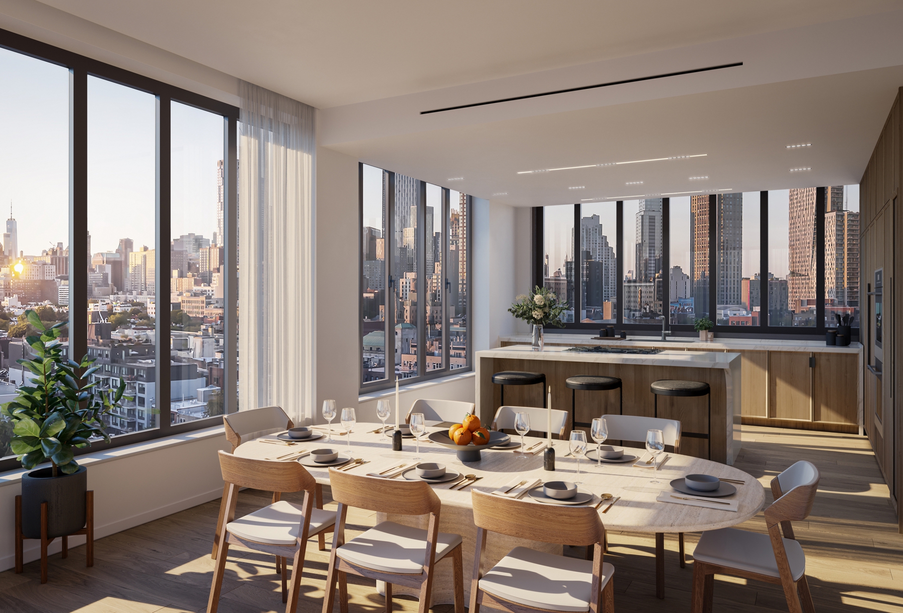 312 PH Kitchen Dining 3k web